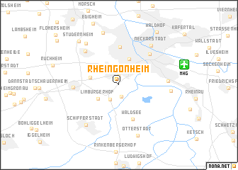 map of Rheingönheim