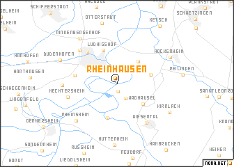 map of Rheinhausen