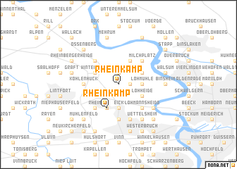 map of Rheinkamp