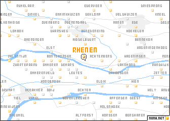 map of Rhenen