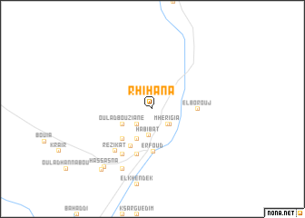 map of Rhihana