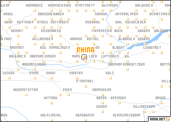 map of Rhina