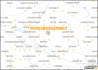 map of Rhin du Bois dʼen Haut