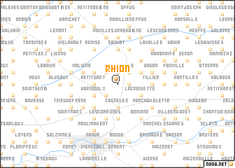 map of Rhion