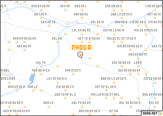 map of Rhöda