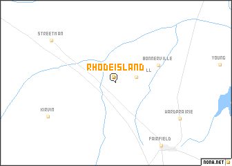 map of Rhode Island
