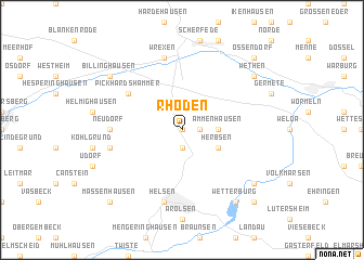 map of Rhoden