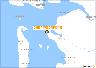 map of Rhodesia Beach