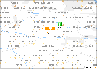 map of Rhodon