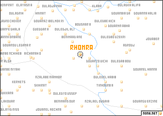 map of Rhomra