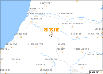 map of Rhostie