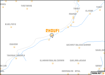 map of Rhoufi