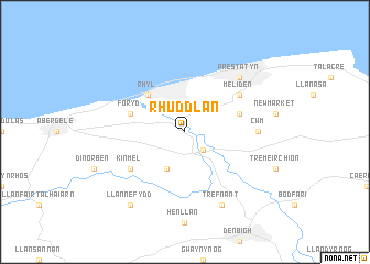 map of Rhuddlan