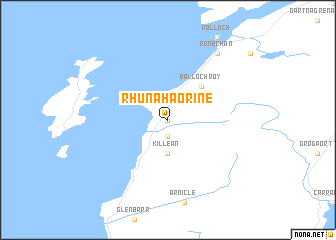 map of Rhunahaorine