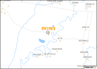 map of Rhymes