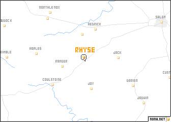 map of Rhyse