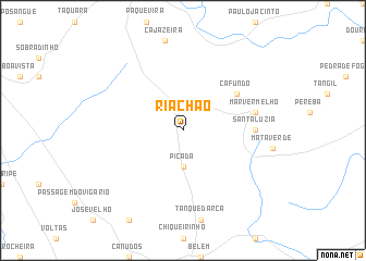 map of Riachão