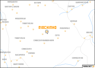 map of Riachinho