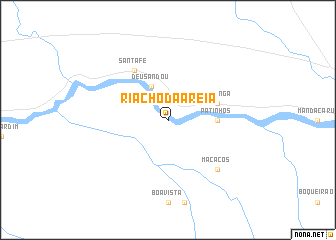 map of Riacho da Areia