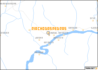 map of Riacho das Pedras