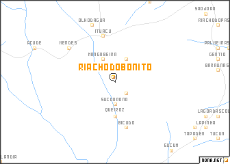 map of Riacho do Bonito