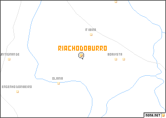 map of Riacho do Burro