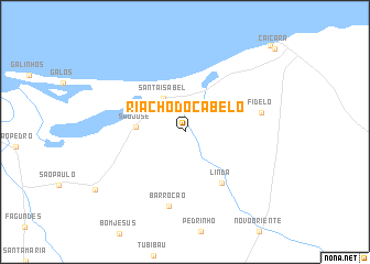 map of Riacho do Cabelo