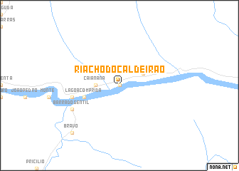 map of Riacho do Caldeirão