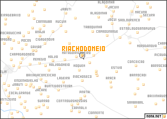 map of Riacho do Meio