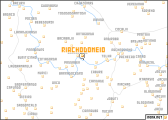 map of Riacho do Meio