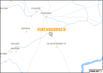 map of Riacho do Poço