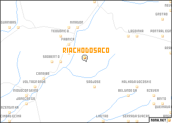 map of Riacho do Saco