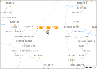 map of Riacho do Sol