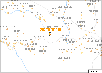 map of Riacho Feio I