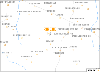 map of Riacho