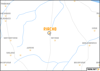 map of Riacho