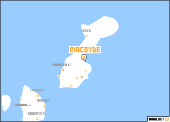 map of Riacoyde