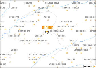 map of Riaïna