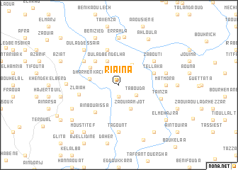 map of Riaïna