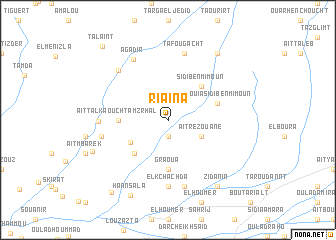 map of Riaïna