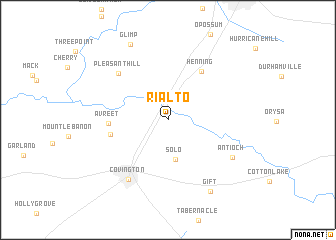 map of Rialto