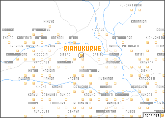 map of Riamukurwe