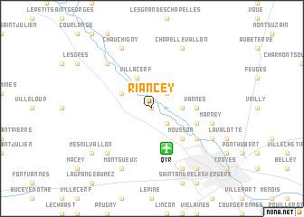 map of Riancey