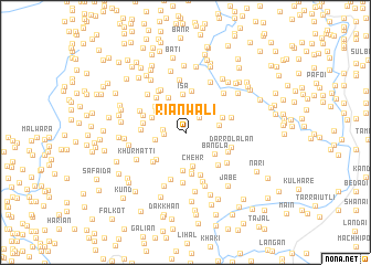 map of Riānwāli