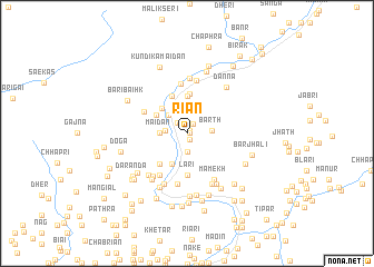 map of Riān