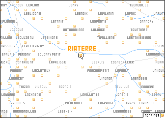 map of Riaterre