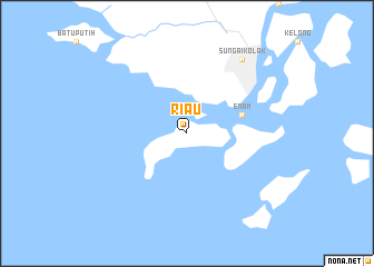 map of Riau