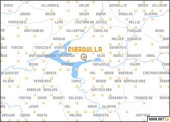 map of Ribadulla