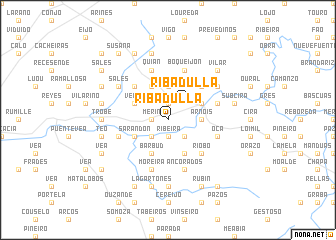 map of Ribadulla