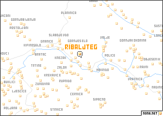 map of Ribalj Teg